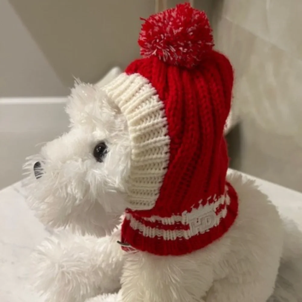 🐶 Knitted Pet Ski Hat 🐶